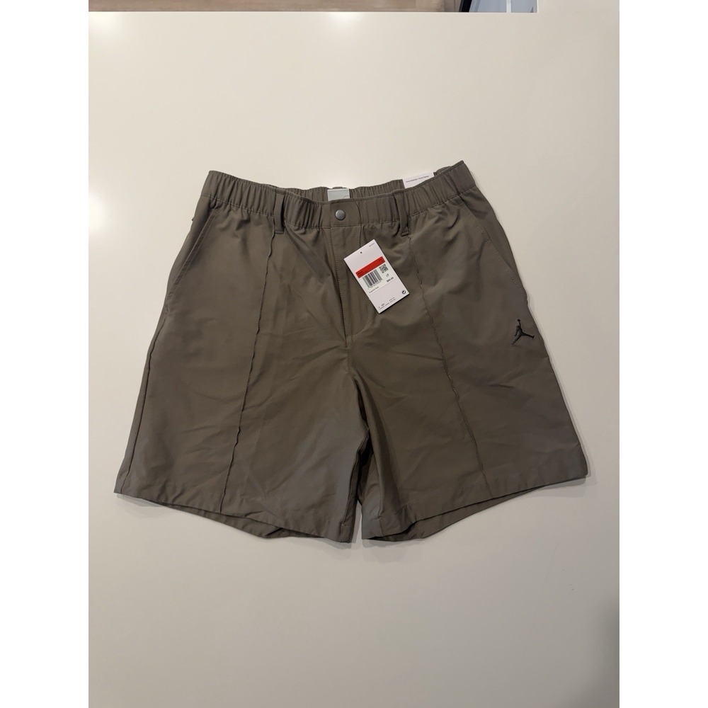 Jordan Dri-Fit Golf Shorts HQ8677-040 Olive Grey Stretch Woven Mens Large NWT